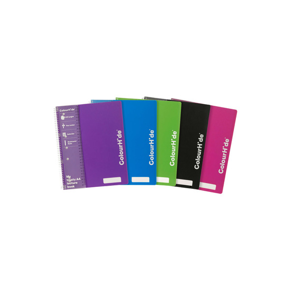 Marbig Colourhide Lecture Notebook A4 200 page