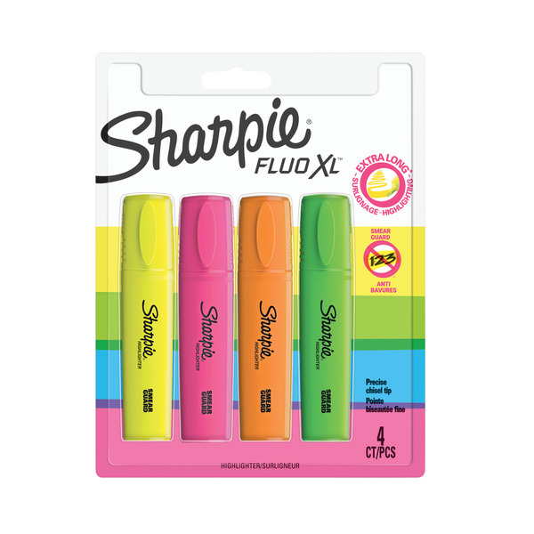 Sharpie Fluo XL Assorted Highlighters