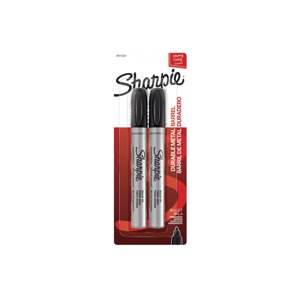 Sharpie Permanent Markers Bullet Tip 2 pack