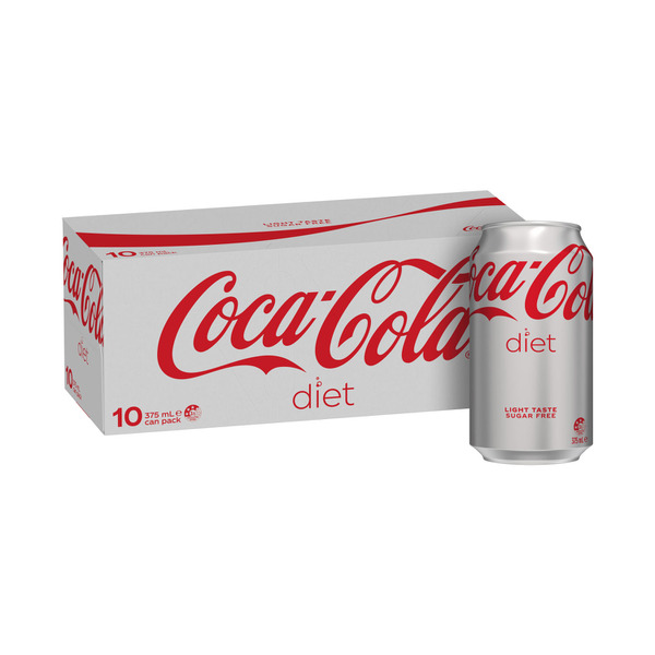 Coca-Cola Diet Coke Soft Drink Multipack Cans 10x375mL