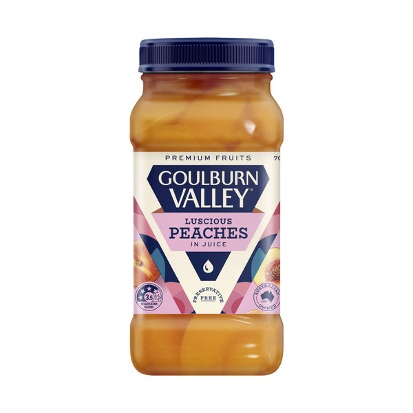 Goulburn Valley Peaches Slices In Natural Juice