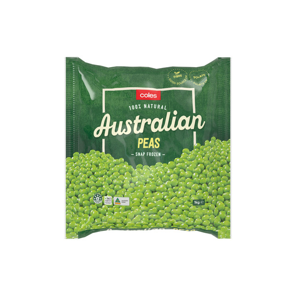 Coles Frozen Australian Peas | 1kg