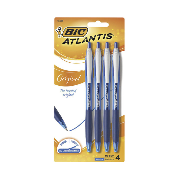 Bic Atlantis Pens Blue