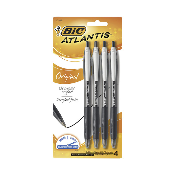 Bic Atlantis Pens Black