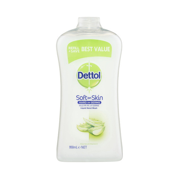Dettol Antibacterial Liquid Hand Wash Aloe Vera and Vitamin E Refill
