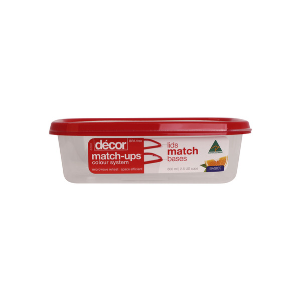 Decor Match Ups Container 600mL