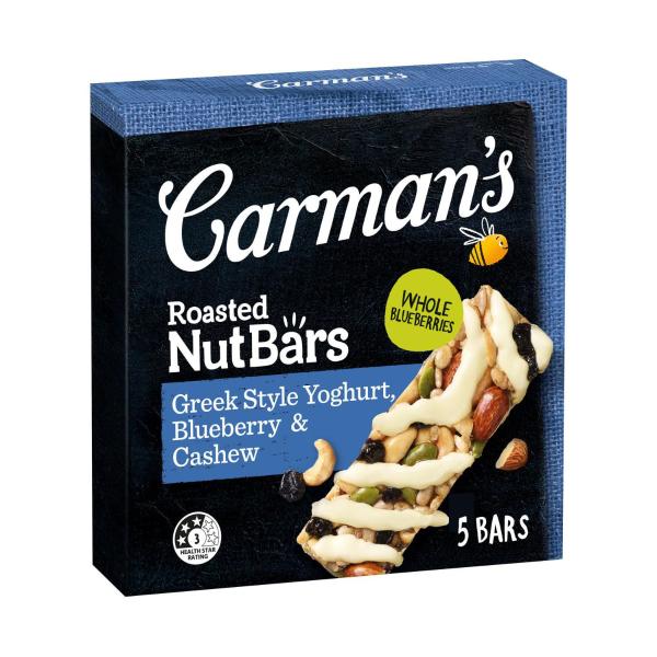 Greek Style Yoghurt & Blueberry Nut Bars 5 pack