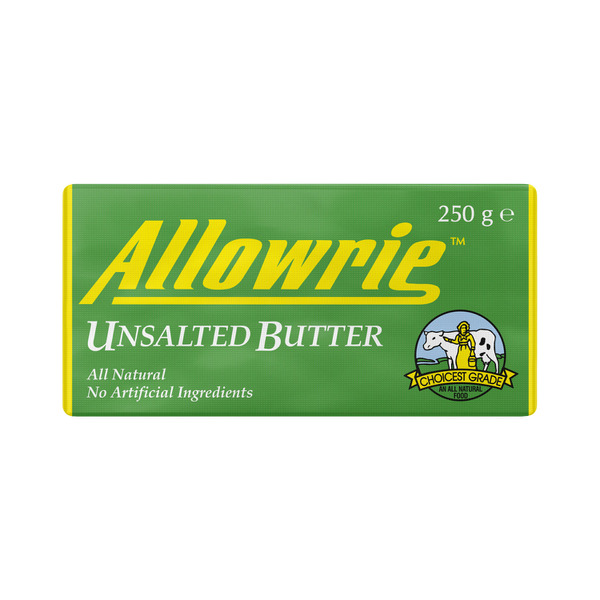 Buy Allowrie Unsalted Butter Pat 250g