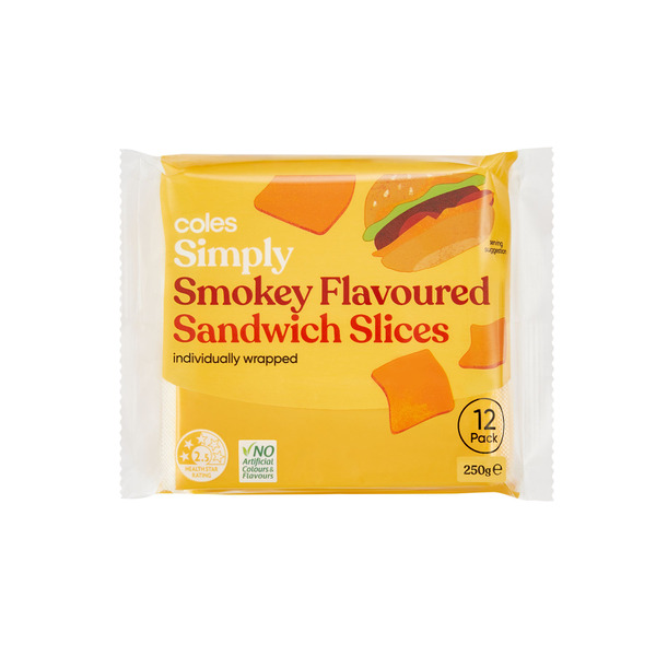 Simply Smokey Flavoured Sandwich Slices 12 Pack