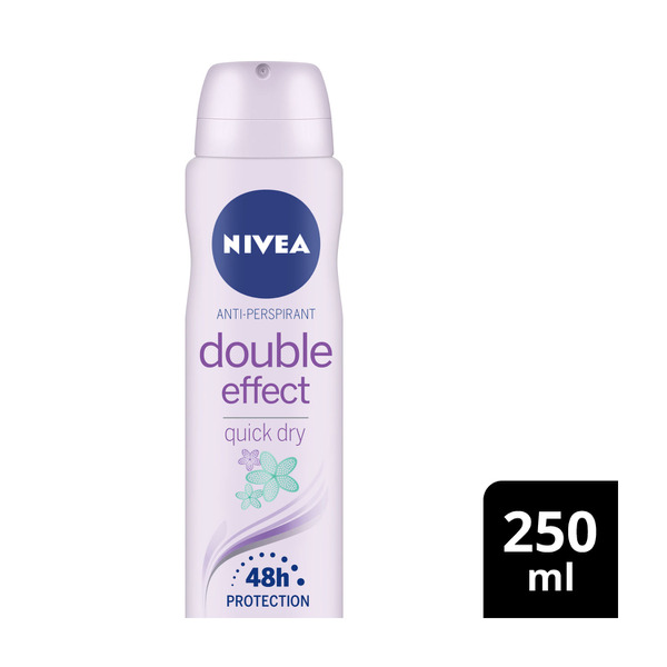Nivea Double Effect Aerosol Antiperspirant Deodorant