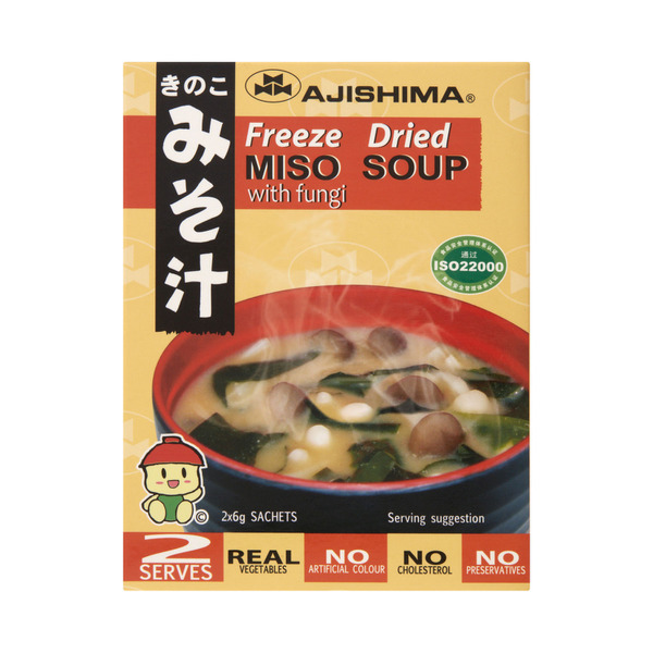 Ajishima Freeze Dried Miso Soup With Fungi