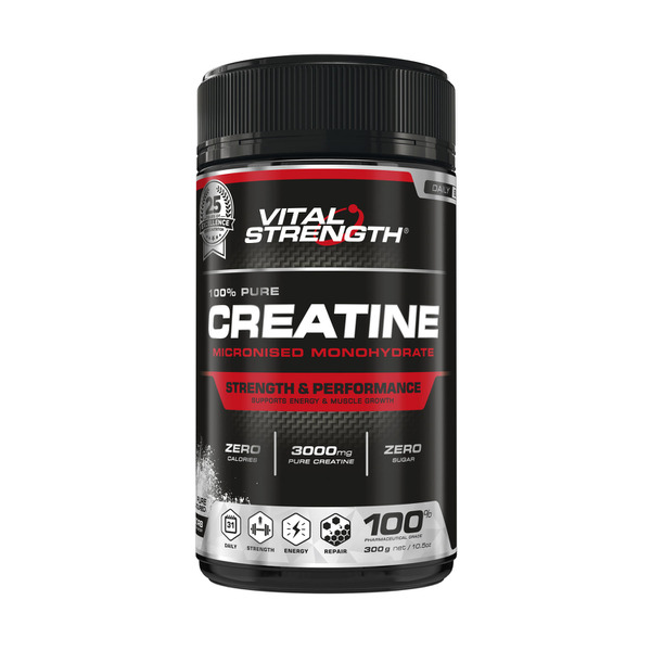 Vital Strength 100% Pure Creatine Monohydrate 300g