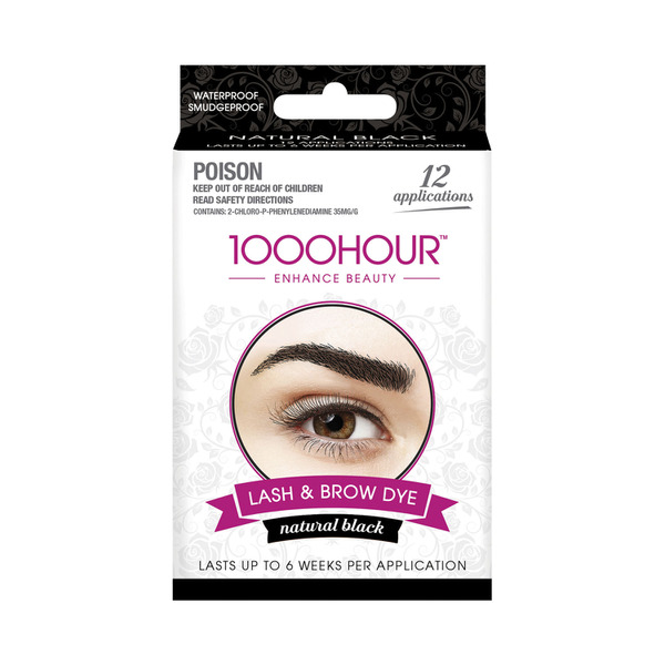 1000 Hour Black Eyelash & Brow Dye Kit