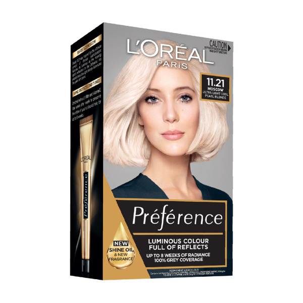 L'Oreal Preference 11.21 Hair Colour Moscow