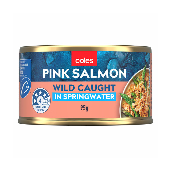 Calories in Coles Salmon Springwater