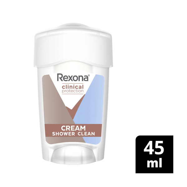 Rexona Women Antiperspirant Cream Clinical Shower Clean