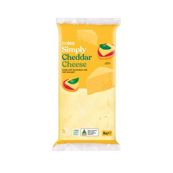 Coles Cheddar Cheese Block