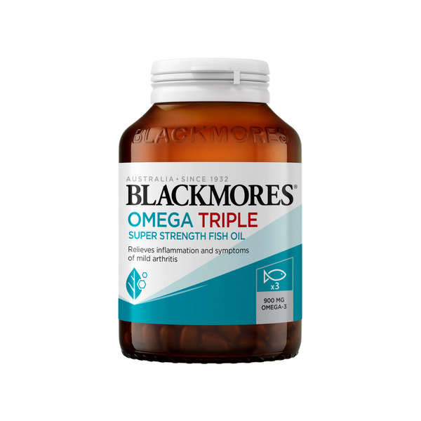 Blackmores Omega Triple Concentrated Fish Oil Capsules