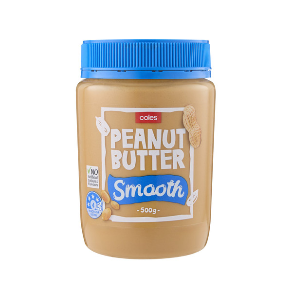 Buy Coles Smooth Peanut Butter 500g | Coles