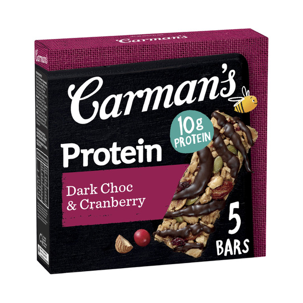 Dark Choc & Cranberry Gourmet Protein Bar 5 pack