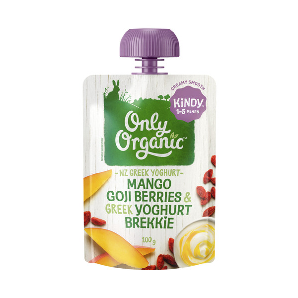 Only Organic Mango & Goji Berry Greek Yoghurt Brekkie 1-5 Years | 100g