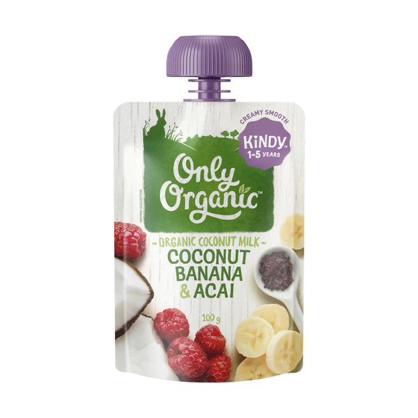 Only Organic Coconut Banana & Acai Smoothie | 100g