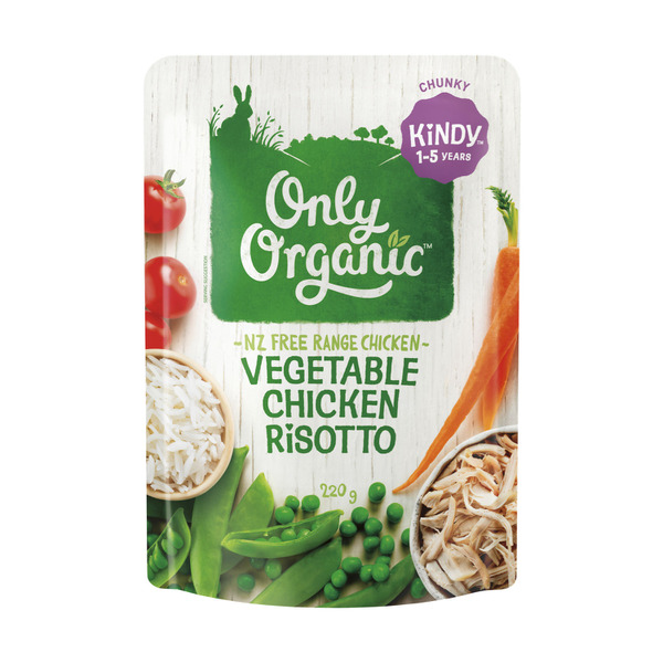 Only Organic Vegetable & Chicken Risotto | 220g