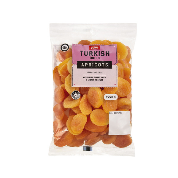 COLES TURKISH DRIED APRICOTS