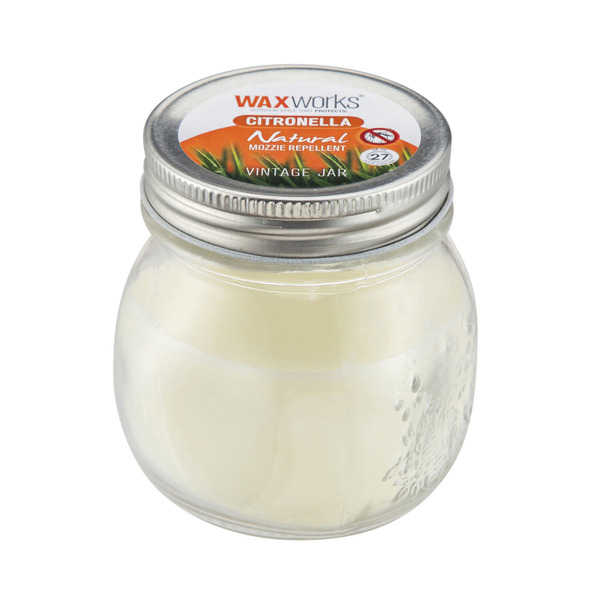 Buy Waxworks Citronella Vintage Jar Candle 1 each Coles