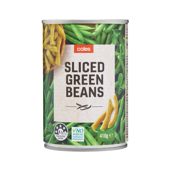 Calories in Coles Sliced Green Beans