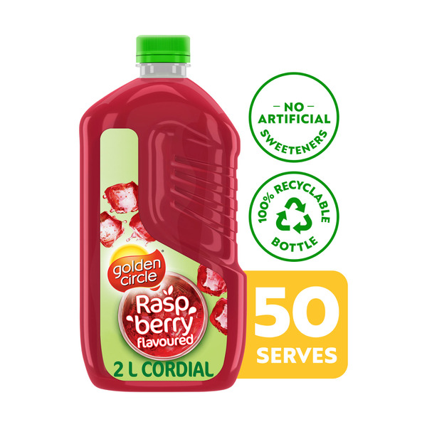 Calories in Golden Circle Cordial Raspberry Cordial