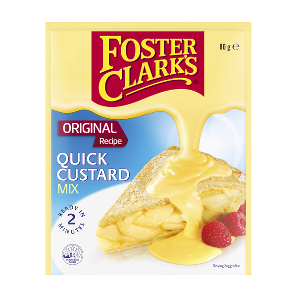 Buy Foster Clarks Quick Custard Powder 80g | Coles