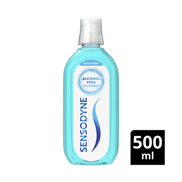 Sensodyne Cool Mint Gentle Mouthwash for Sensitive Mouths