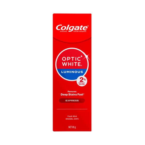 Colgate Optic White Expert Express Teeth Whitening Toothpaste With 2% Hydrogen Peroxide