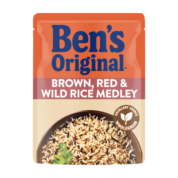 Ben's Original Brown Red And Wild Medley Rice Pouch