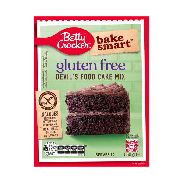 Betty Crocker Gluten Free Devil's Food Cake Mix 550g