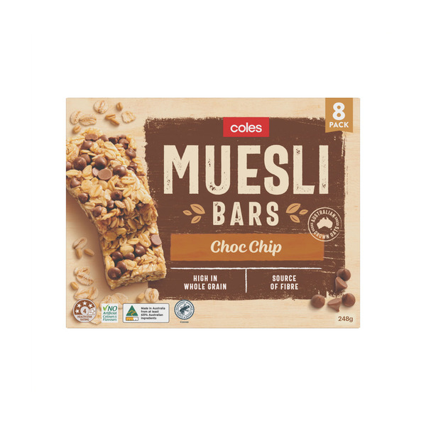 Muesli Bars Chocolate Chips 8 Pack