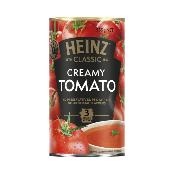 Buy Heinz Classic Creamy Tomato Soup Can 535g Coles