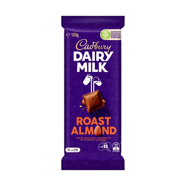 Dairy Milk Roast Almond Chocolate Block