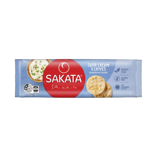 Sakata Rice Crackers Sour Cream Chive