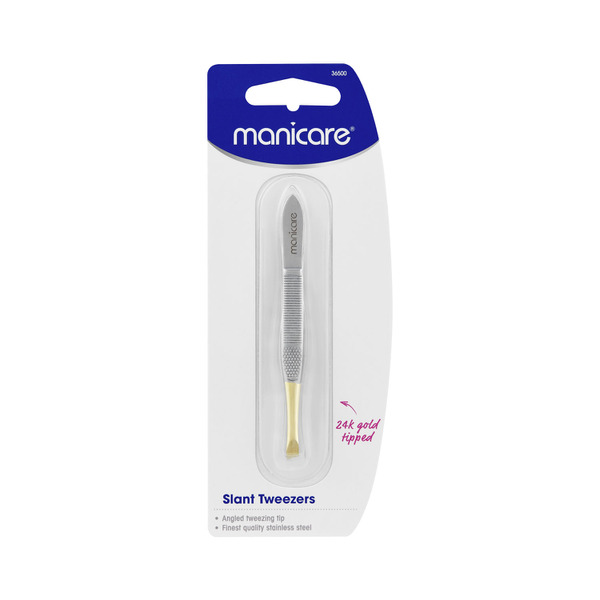 Manicare Gold Tip Slant Tweezer