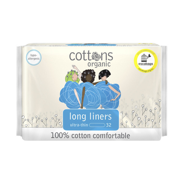 Cottons Organic Long Panty Liners