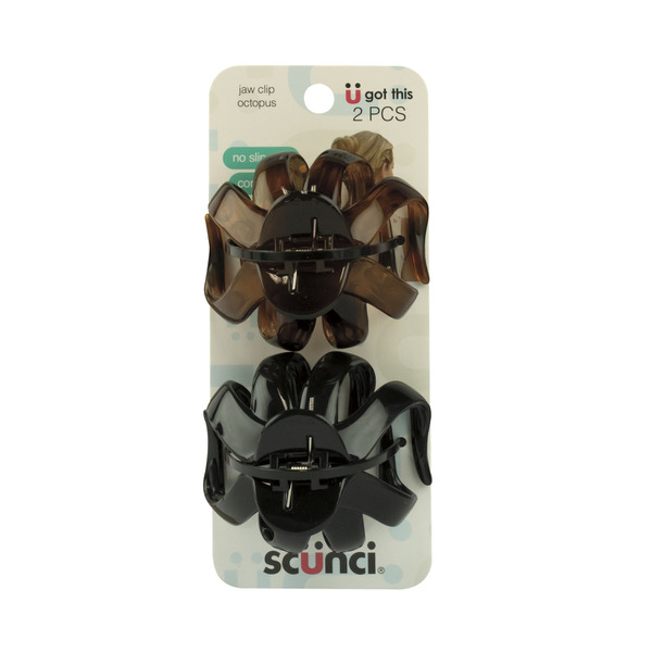 Scunci No Slip Grip Octopus Clips