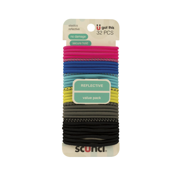 Scunci Active No Damage Reflective Elastics