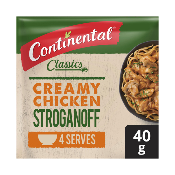 Continental Creamy Chicken Stroganoff Recipe Base