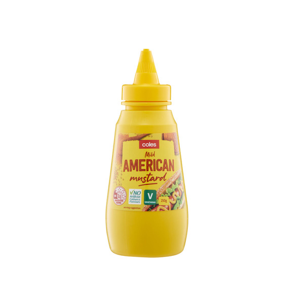 Coles Mild American Mustard | 250g