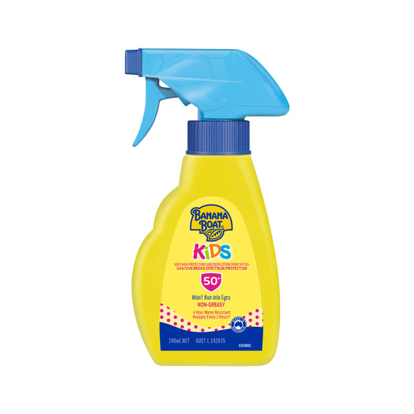 Banana Boat SPF 50+ Kids Sunscreen Spray