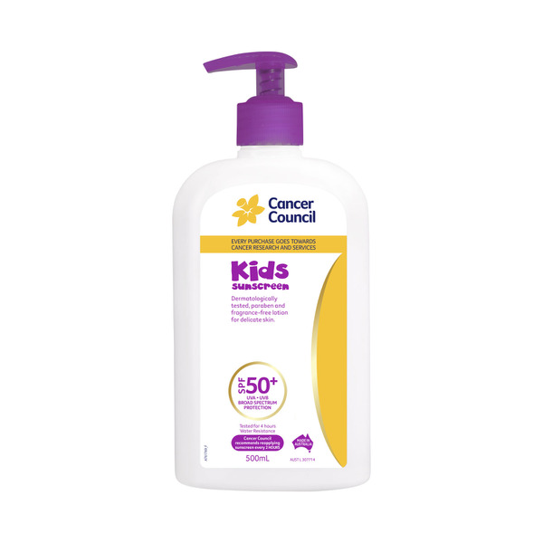 Cancer Council SPF 50+ Kids Sunscreen | 500mL