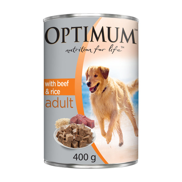 Beef & Rice Wet Dog Food Can Adult