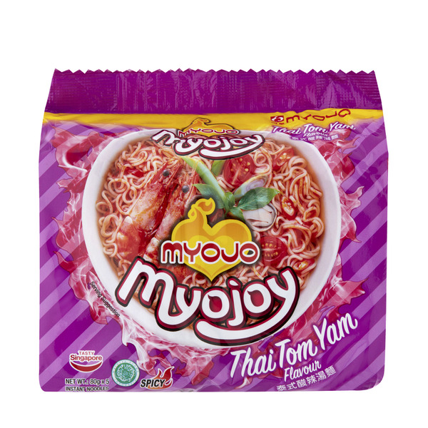 Myojo Thai Tom Yum Noodles Thai Green 5 pack | 425g